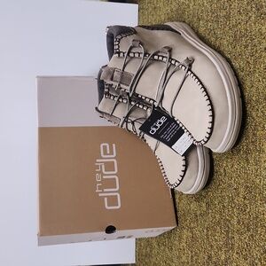 Hey Dude Eloise Recycled Leather Oak, 12